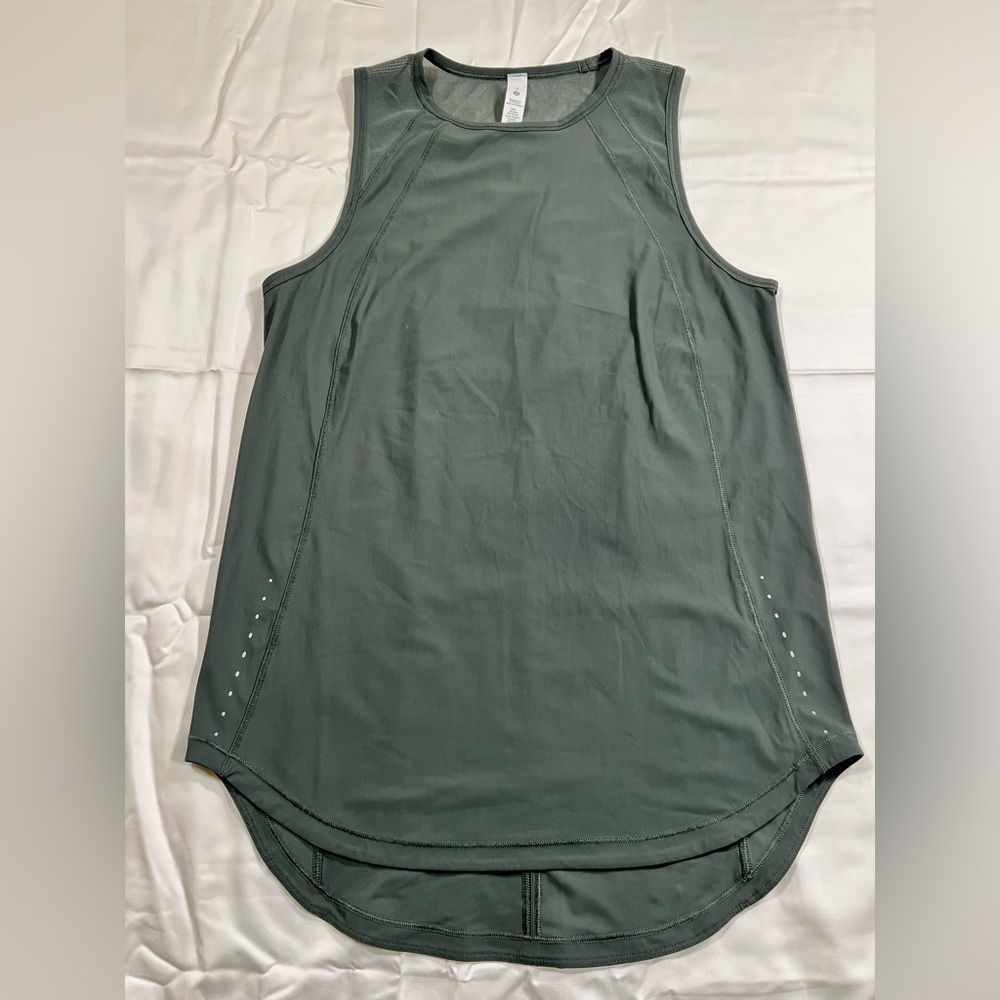 lululemon athletica Olive Green Performance Tank
